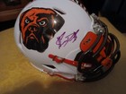 Shedeur Sanders Browns Custom Mini Helmet JSA — photo 3