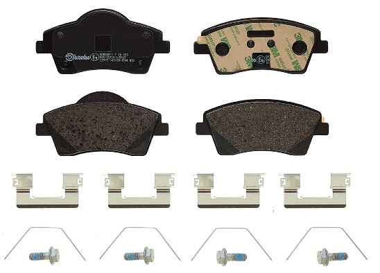 Für BREMBO P 86 033 HAM PADS. PRZEDNIE FRONT VOLVO/VOLVO ASIA - Bild 5