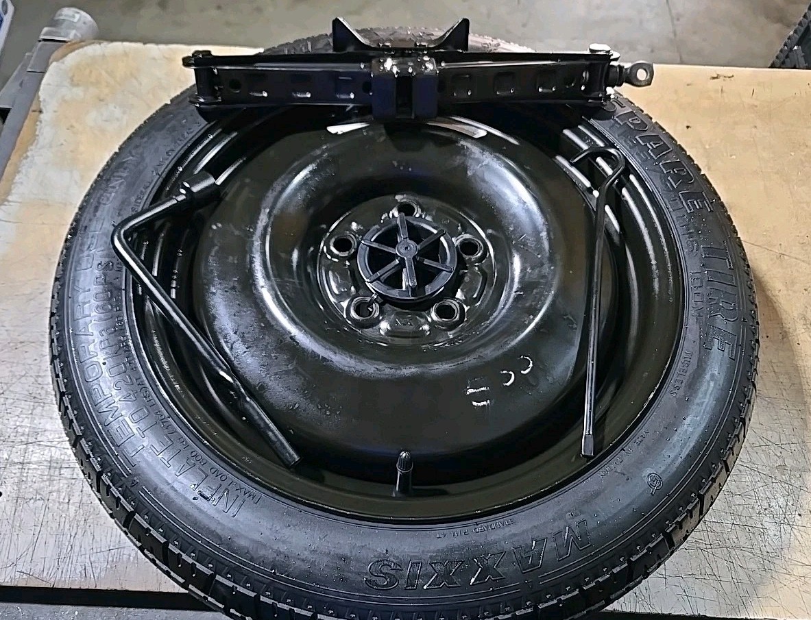 SPARE TIRE KIT 16" FITS 2021 2022 2023 2024 2025 NISSAN KICKS  JACK 5 LUGS ONLY