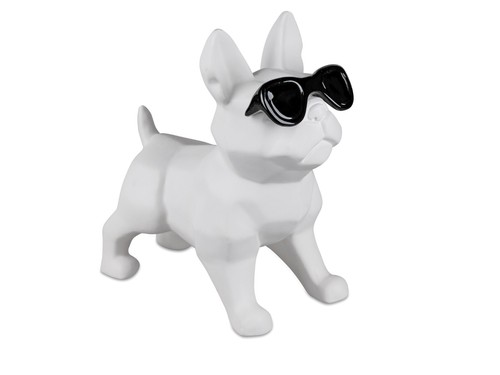 Hi-Line Dekofigur Französische Bulldogge Aus Polyresin - Lebensecht, Für Innen & Außen