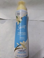Secret Dry Spray Antiperspirant Deodorant, Vanilla and Argan Oil, 4.1 oz