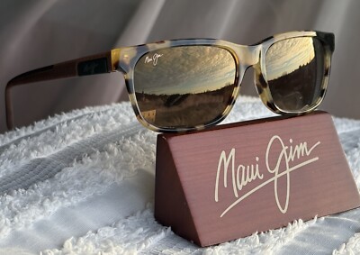 Maui Jim Eh BrahTortoiseshell Sunglasses - Brown Gradient Lenses Maui Jim Eh Brah H284-10L Tokyo Tortoise Polarized  main image 2