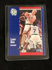 LARRY BIRD Fleer 1991 Sport Card #8 Boston Celtics NBA Basketball