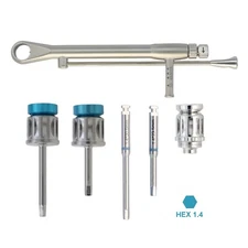 Dental Implant Hex 1.4 Driver ICX Screwdriver Latch Torque Wrench Manual Adapter
