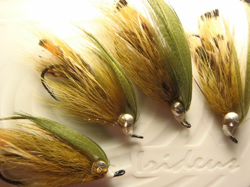 Irideus Mini Olive Intruder Hackle Wooly Bugger Streamer Flies