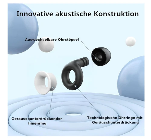 Artevive Moto Earplugs - 27 dB Wind Noise & Ear Ringing Reduction Reusable - Bild 7 von 14