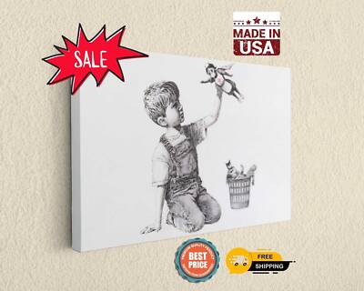 Banksy Canvas Print Healthcare Tribute Wall Art Durable Museum Quality