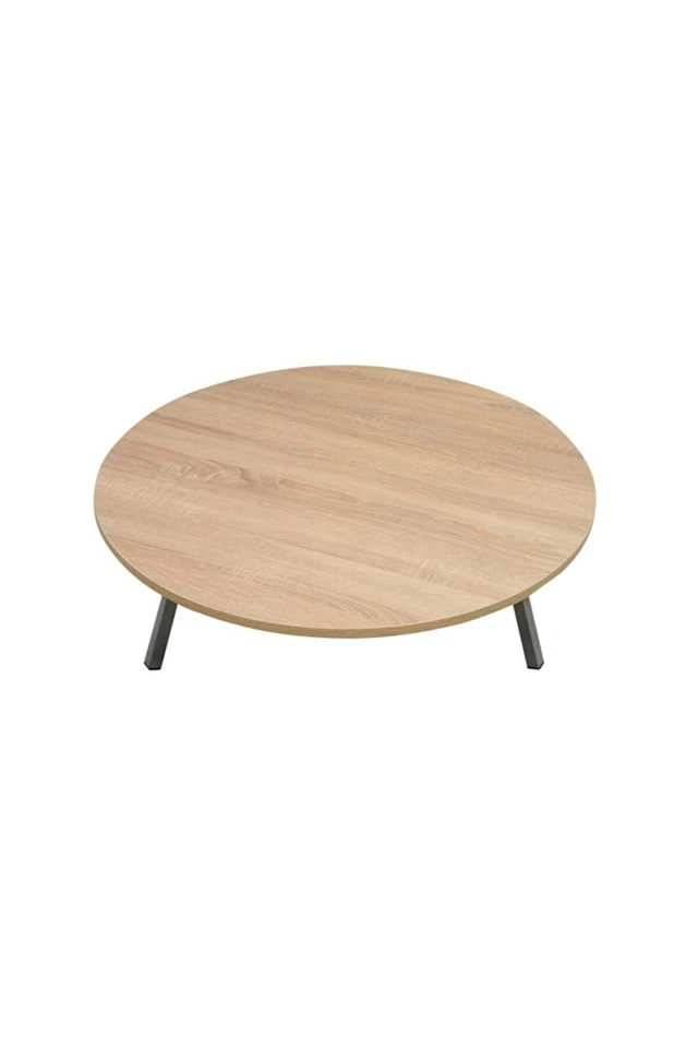 Mesa de centro redonda baja 32 pulgadas = 80 cm, mesa baja para niños, mesa baja plegable Foto 2 de 4