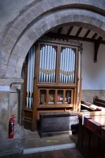 Photo 12x8 Organ St Mary's church Syston Two manual Walker organ from 1883 c2015