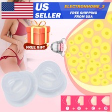 2PCS Nipple Vacuum Cup Sucker Enlargement Enhancer Sucking Nipple Pump-Sucker US