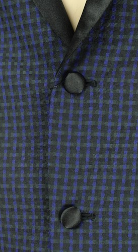NEW BAR III JACQUARD SHAWL COLLAR SLIM FIT EVENING JACKET SPORT COAT 40 REG $295 - Picture 4 of 6