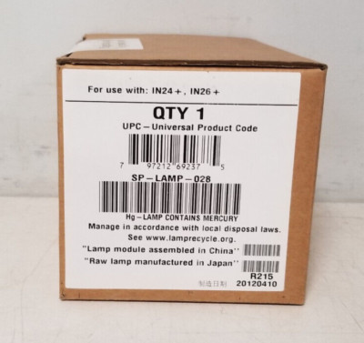 NEW! Infocus SP-LAMP-028 Original Projector Lamp Bulb w/Housing