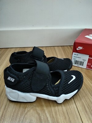 New Nike Air Rifts Black White Trainers Size Boys Girls BNIB  UK