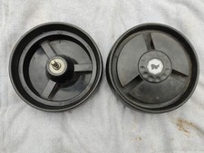 WHEELS FOR GOLF TROLLEY OR CAMPING, FISHING, WHEEL BARROW PROJECT ETC