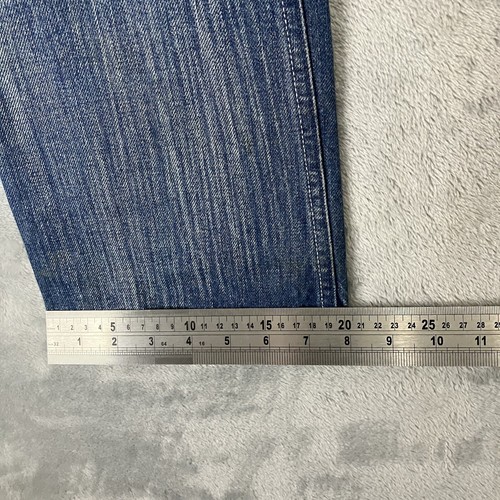 DIESEL Damen Bebel Distressed Jeans Blau Low Rise Straight W28 L30 Waschung 0070Z - Bild 9 von 14