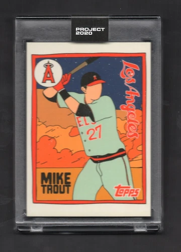  MIKE TROUT TOPPS PROJECT 2020 #63-2011 Update #187-RC-Angels-Fucci Variation-SP