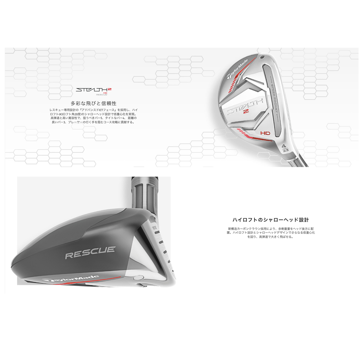 TaylorMade Stealth2 HD Ladies Rescue Utility Hybrid #4 TaylorMade Stealth2 HD Ladies Rescue Utility Hybrid #4