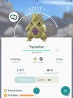 SHINY ✨ TYRANITAR!!! ✨ - PKMN GO!!! - NON REGISTERED!!!!