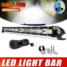 20inch LED Light Bar Dual Row Spot Flood Combo Work Pickup Boat SUV ATV 4WD+Wire