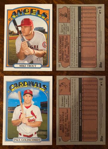 2021 Topps Heritage Wrong Back Choose From List / You Pick - Picture 1 of 1