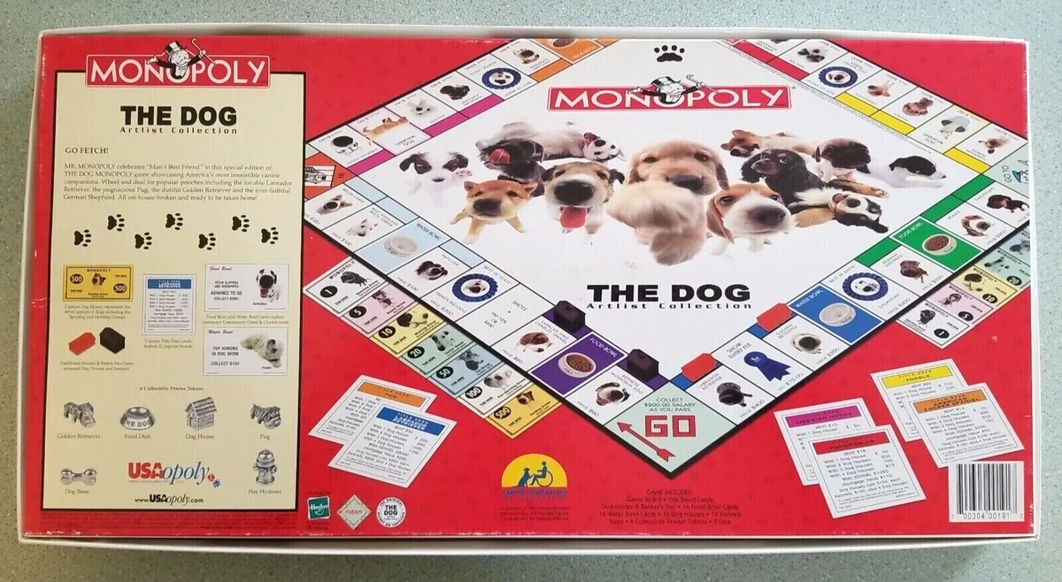 Monopoly The Dog Artlist Collection Board Game | eBay