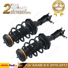2x For SAAB 9-5 2010-2012 Front Left & Right Shock Absorber Coil Spring w/o ADS