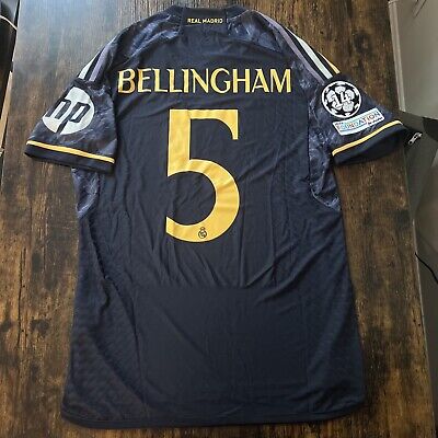 ADIDAS JUDE BELLINGHAM 5 REAL MADRID UCL AUTHENTIC MATCH ADIDAS JUDE BELLINGHAM 5 REAL MADRID UCL AUTHENTIC MATCH