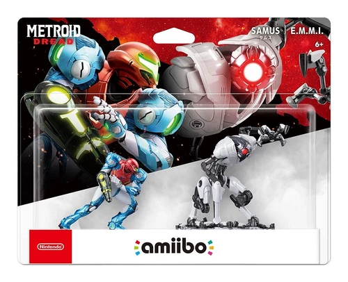 Nintendo amiibo Metroid Dread - Samus and E.M.M.I. Figures.2 Pack Set.