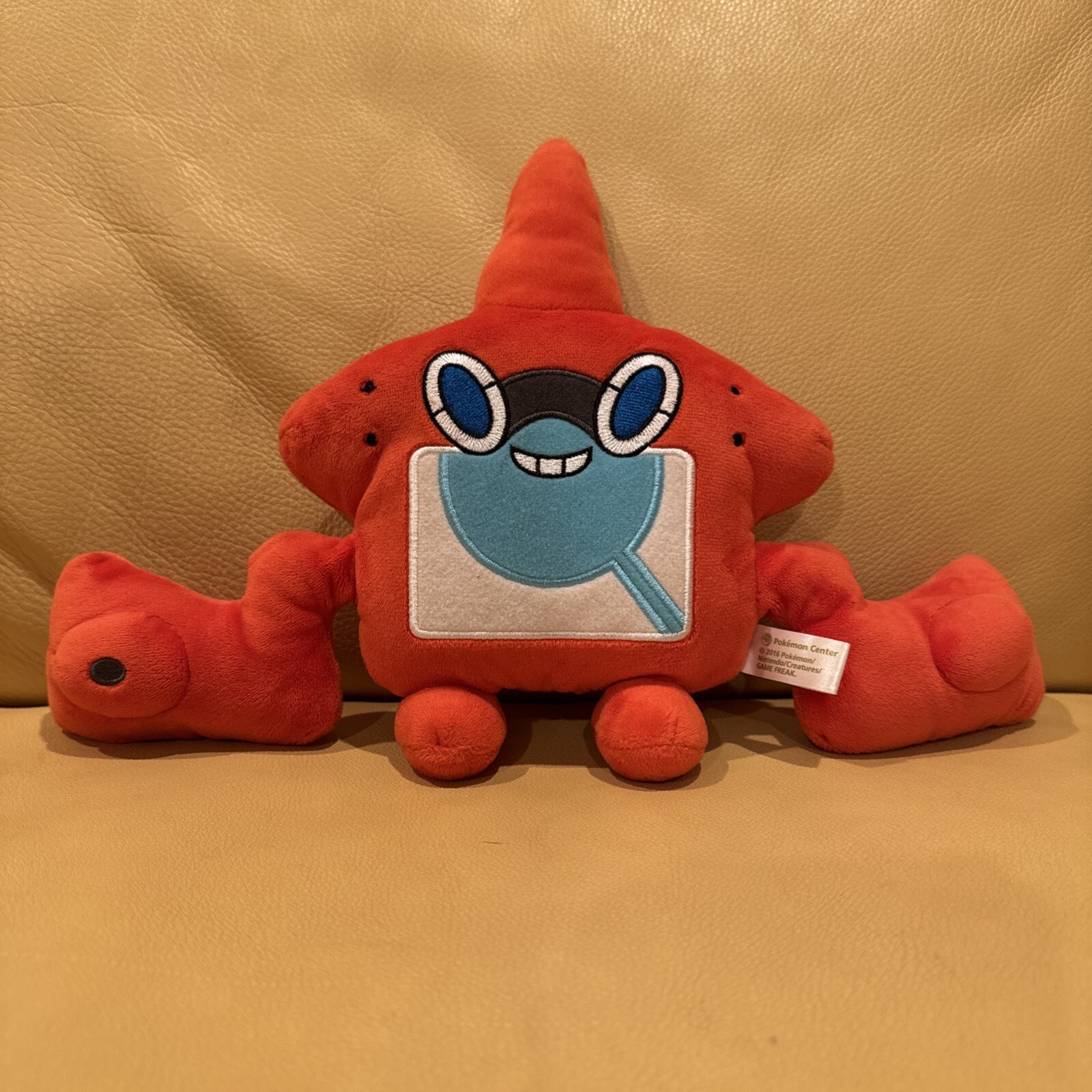 Rotom Pokedex Pokemon Sun Moon Center 2016  Mascot Plush 8” Toy Doll Japan