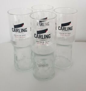 carling pint glass x 4 new and unused 
