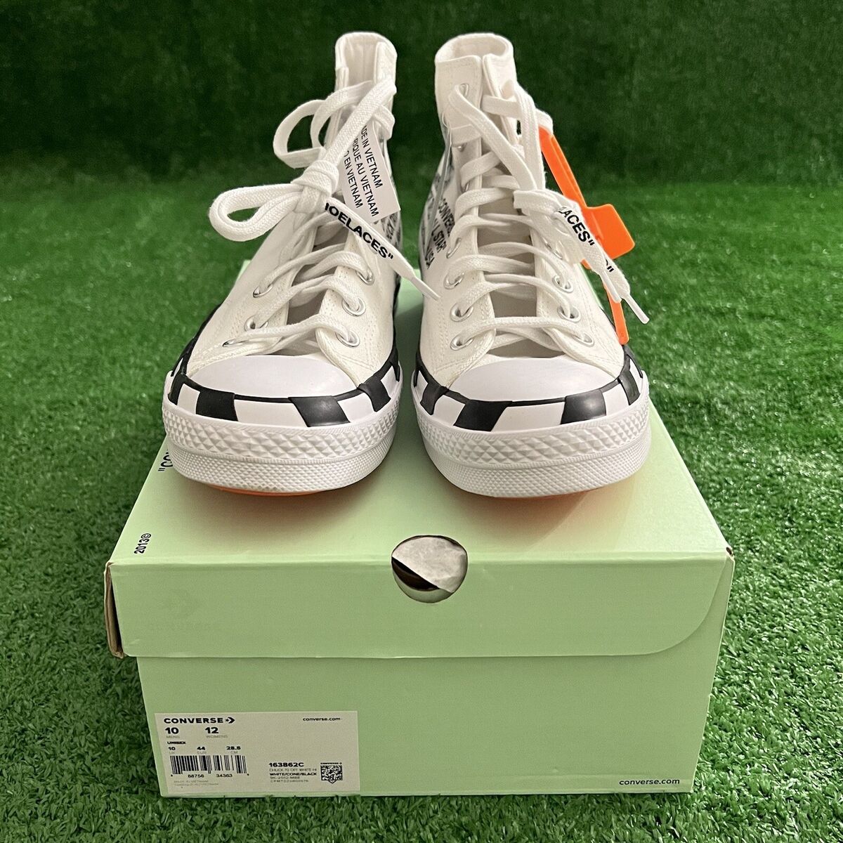 Off-White Converse Chuck Taylor All-Star 70 Hi Men's 10 Off-White Converse Chuck Taylor All-Star 70 Hi Men's 10