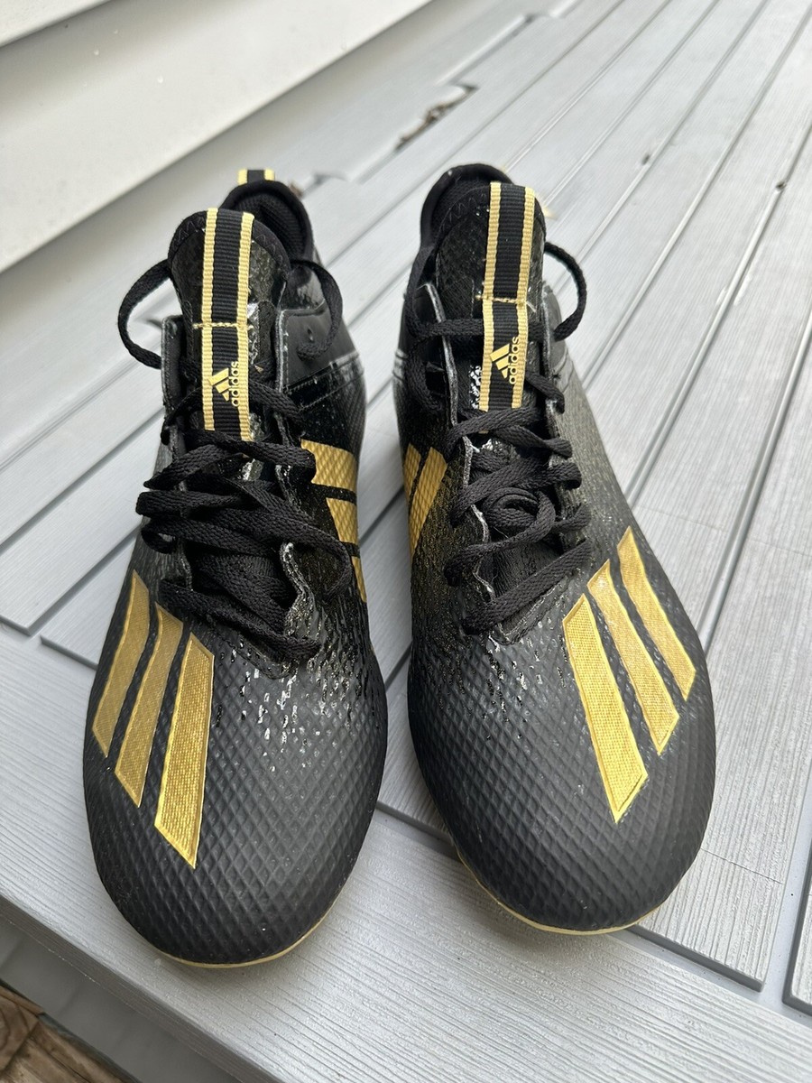 Adidas Adizero Scorch Soccer Outdoor Cleats Black  Gold Men’s Size 11 adidas Adizero Scorch EF7629 Football Cleats Black Gold  main image 3
