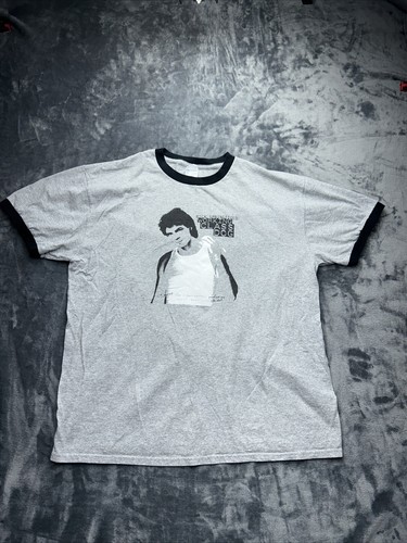 Rick Springfield Working Class Dog T Shirt XL Gray Blue Ringer - Picture 2 of 6