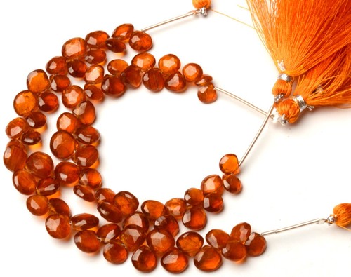 Briolette cœur lisse opale de feu éthiopienne gemme naturelle taille 4