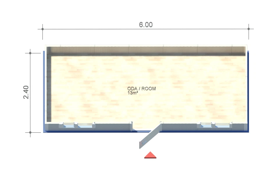 Bürocontainer Baucontainer Wohncontainer Container Aufenthaltscontainer Bausatz - Bild 2 von 4