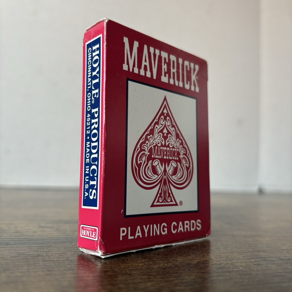 Vintage Maverick Poker Playing Cards Hoyle No. 1205 Red, White