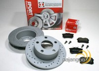 Zimmermann Sport Bremsscheiben 245Mm Gelocht BeläGe Hinten FüR Skoda Superb [3U]