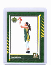 2025 Panini Donruss WNBA Nika Muhl #81 Green Sparkle