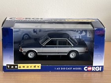 1/43 Corgi Vanguards VA12407 Ford Granada Mk2 2.8i Ghia.  Sapphire Blue. Boxed