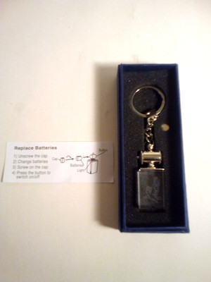 Genuine Lead Crystal Keychain by BIT Crystal - American Bald Eagle Key Chain