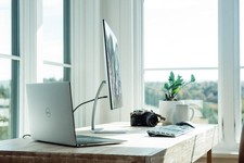 LED Desk Lamp USB Charging Port Touch Control Dimmable Eye Care Office Reading