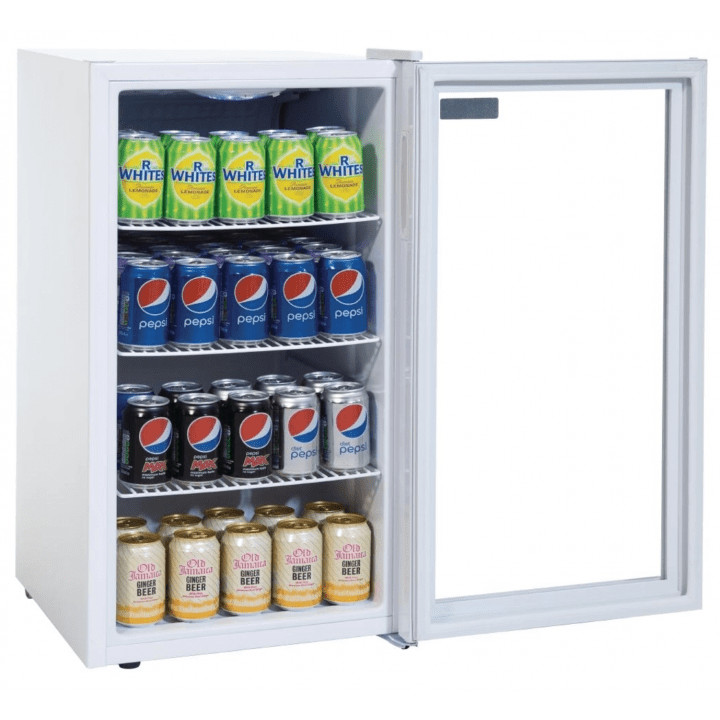 Vitrine réfrigérée positive compacte de 88 Litres à porte vitrée MO - 2
