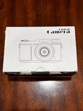 Digital Camera 2.7K UHD 44MP CMOS Video Camcorder with 16X Zoom  Flash   New  