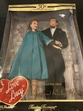 Mattel 50th Anniversary Edition Episode 50 Lucy,Ricky Ricardo Dolls. New In Box!