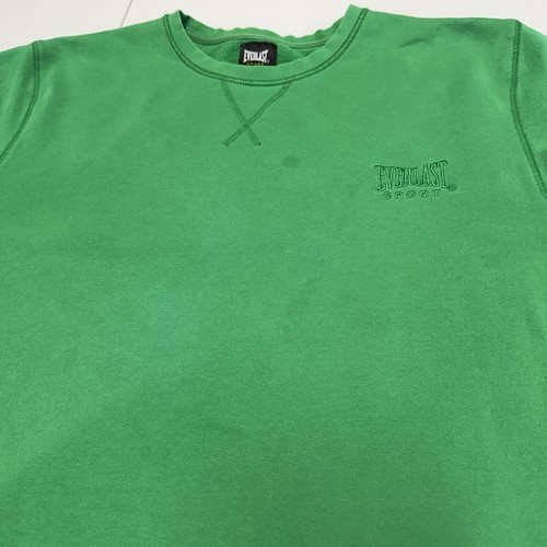 Everlast Sport Sweatshirt Green Crew Neck Single V Adult XL - 第 5/13 張圖片