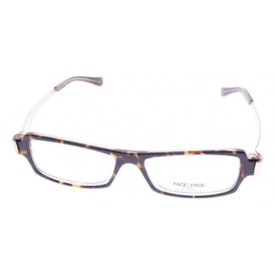 Face A Face Brille Herren Damen  Havanna Rechteckig NUEVA 2 806 Kunststoff