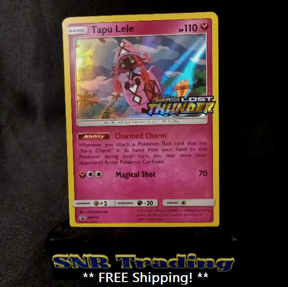 Pokemon TCG Tapu Lele SM152 Black Star Promo Holo NM Sun Moon English Prerelease