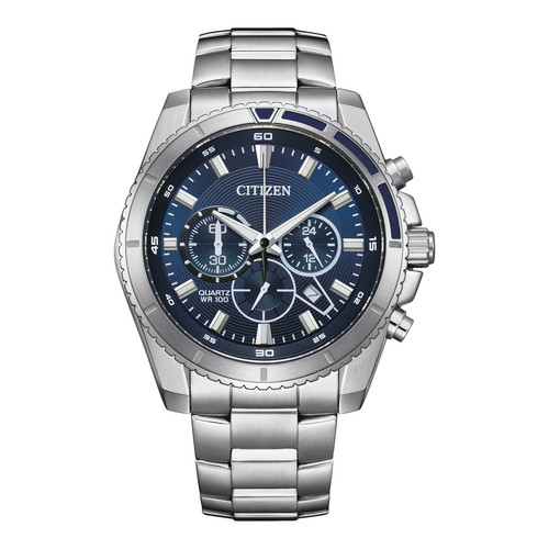 Citizen Men's Chronograph Quartz Stainless Steel Watch - AN8201-57L NEW