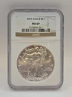 2010 American Silver Eagle Coin - NGC MS69