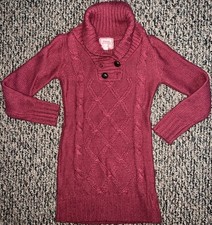 Pink Republic Juniors Sweater Size Large 14 Pink SEE PICS FLAW    